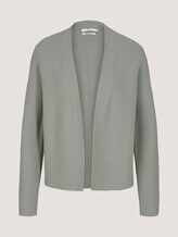 Strukturierter Cardigan mit Bio-Baumwolle - Frauen - Prairie Grass Green Strukturierter Cardigan mit Bio-Baumwolle - Frauen - Prairie Grass Green - 7 - TOM TAILOR