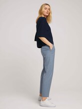 Strukturierter Pullover mit Bio-Baumwolle - Frauen - Sky Captain Blue Strukturierter Pullover mit Bio-Baumwolle - Frauen - Sky Captain Blue - 3 - TOM TAILOR