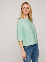 Strukturierter Pullover mit Bio-Baumwolle - Frauen - minty green Strukturierter Pullover mit Bio-Baumwolle - Frauen - minty green - 1 - TOM TAILOR