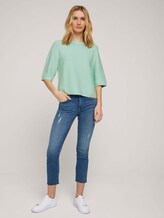 Strukturierter Pullover mit Bio-Baumwolle - Frauen - minty green Strukturierter Pullover mit Bio-Baumwolle - Frauen - minty green - 3 - TOM TAILOR