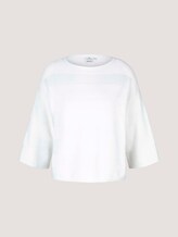Pullover mit Bio-Baumwolle - Frauen - Whisper White Pullover mit Bio-Baumwolle - Frauen - Whisper White - 7 - TOM TAILOR