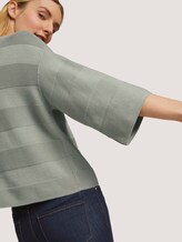 Pullover mit Bio-Baumwolle - Frauen - Prairie Grass Green Pullover mit Bio-Baumwolle - Frauen - Prairie Grass Green - 9 - TOM TAILOR