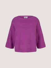 Pullover mit Bio-Baumwolle - Frauen - plum blossom lilac Pullover mit Bio-Baumwolle - Frauen - plum blossom lilac - 7 - TOM TAILOR