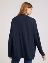 Feiner Cardigan mit Linienstruktur - Frauen - Sky Captain Blue Feiner Cardigan mit Linienstruktur - Frauen - Sky Captain Blue - 2 - TOM TAILOR