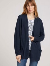 Feiner Cardigan mit Linienstruktur - Frauen - Sky Captain Blue Feiner Cardigan mit Linienstruktur - Frauen - Sky Captain Blue - 5 - TOM TAILOR