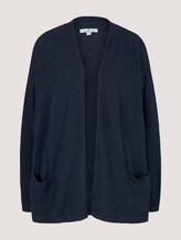 Feiner Cardigan mit Linienstruktur - Frauen - Sky Captain Blue Feiner Cardigan mit Linienstruktur - Frauen - Sky Captain Blue - 7 - TOM TAILOR
