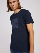 T-Shirt mit Bio-Baumwolle - Männer - Sky Captain Blue T-Shirt mit Bio-Baumwolle - Männer - Sky Captain Blue - 5 - TOM TAILOR Denim