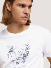 T-Shirt mit Bio-Baumwolle - Männer - White T-Shirt mit Bio-Baumwolle - Männer - White - 9 - TOM TAILOR Denim
