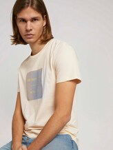 T-Shirt mit Bio-Baumwolle - Männer - light almond T-Shirt mit Bio-Baumwolle - Männer - light almond - 5 - TOM TAILOR Denim