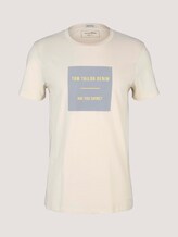 T-Shirt mit Bio-Baumwolle - Männer - light almond T-Shirt mit Bio-Baumwolle - Männer - light almond - 7 - TOM TAILOR Denim