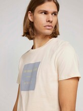 T-Shirt mit Bio-Baumwolle - Männer - light almond T-Shirt mit Bio-Baumwolle - Männer - light almond - 9 - TOM TAILOR Denim