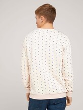 gemustertes Sweatshirt - Männer - almond colored squares print gemustertes Sweatshirt - Männer - almond colored squares print - 2 - TOM TAILOR Denim