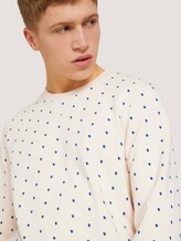 gemustertes Sweatshirt - Männer - almond colored squares print gemustertes Sweatshirt - Männer - almond colored squares print - 9 - TOM TAILOR Denim