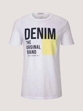 T-Shirt mit Print - Männer - White T-Shirt mit Print - Männer - White - 7 - TOM TAILOR Denim