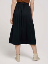 Midirock mit LENZING™ ECOVERO™ - Frauen - deep black Midirock mit LENZING™ ECOVERO™ - Frauen - deep black - 2 - TOM TAILOR Denim