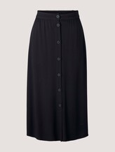 Midirock mit LENZING™ ECOVERO™ - Frauen - deep black Midirock mit LENZING™ ECOVERO™ - Frauen - deep black - 7 - TOM TAILOR Denim