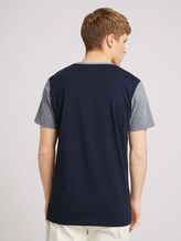 T-Shirt in Color-Blocking - Männer - Sky Captain Blue T-Shirt in Color-Blocking - Männer - Sky Captain Blue - 2 - TOM TAILOR Denim