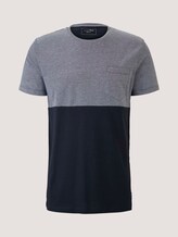 T-Shirt in Color-Blocking - Männer - Sky Captain Blue T-Shirt in Color-Blocking - Männer - Sky Captain Blue - 7 - TOM TAILOR Denim
