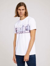 T-Shirt mit Fotoprint - Männer - White T-Shirt mit Fotoprint - Männer - White - 1 - TOM TAILOR Denim
