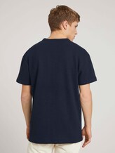 T-Shirt in Melange-Optik - Männer - Sky Captain Blue T-Shirt in Melange-Optik - Männer - Sky Captain Blue - 2 - TOM TAILOR Denim