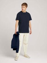 T-Shirt in Melange-Optik - Männer - Sky Captain Blue T-Shirt in Melange-Optik - Männer - Sky Captain Blue - 3 - TOM TAILOR Denim
