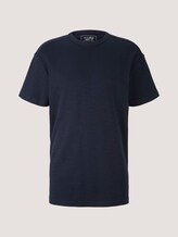 T-Shirt in Melange-Optik - Männer - Sky Captain Blue T-Shirt in Melange-Optik - Männer - Sky Captain Blue - 7 - TOM TAILOR Denim