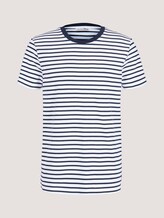 gestreiftes T-Shirt - Männer - navy white thin stripe gestreiftes T-Shirt - Männer - navy white thin stripe - 7 - TOM TAILOR Denim