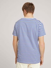gestreiftes T-Shirt - Männer - blue white thin stripe gestreiftes T-Shirt - Männer - blue white thin stripe - 2 - TOM TAILOR Denim