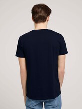 T-Shirt mit Bio-Baumwolle - Männer - Sky Captain Blue T-Shirt mit Bio-Baumwolle - Männer - Sky Captain Blue - 2 - TOM TAILOR Denim