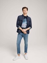 T-Shirt mit Bio-Baumwolle - Männer - Sky Captain Blue T-Shirt mit Bio-Baumwolle - Männer - Sky Captain Blue - 3 - TOM TAILOR Denim