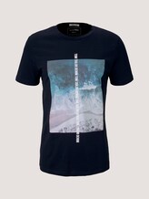 T-Shirt mit Bio-Baumwolle - Männer - Sky Captain Blue T-Shirt mit Bio-Baumwolle - Männer - Sky Captain Blue - 7 - TOM TAILOR Denim