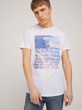 T-Shirt mit Bio-Baumwolle - Männer - White T-Shirt mit Bio-Baumwolle - Männer - White - 5 - TOM TAILOR Denim