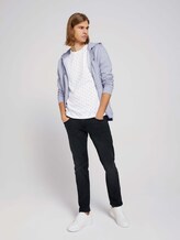 gemustertes T-Shirt mit Bio-Baumwolle - Männer - white blue mini ship print gemustertes T-Shirt mit Bio-Baumwolle - Männer - white blue mini ship print - 3 - TOM TAILOR Denim