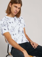 gemustertes T-Shirt mit Bio-Baumwolle - Männer - white navy thistle print gemustertes T-Shirt mit Bio-Baumwolle - Männer - white navy thistle print - 5 - TOM TAILOR Denim