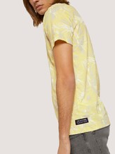 gemustertes T-Shirt mit Bio-Baumwolle - Männer - yellow white thistle print gemustertes T-Shirt mit Bio-Baumwolle - Männer - yellow white thistle print - 9 - TOM TAILOR Denim