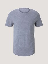 strukturiertes T-Shirt - Männer - Dark Blue Stripe strukturiertes T-Shirt - Männer - Dark Blue Stripe - 7 - TOM TAILOR Denim