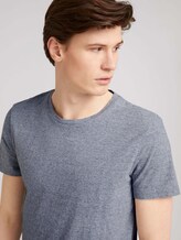 strukturiertes T-Shirt - Männer - Dark Blue Stripe strukturiertes T-Shirt - Männer - Dark Blue Stripe - 9 - TOM TAILOR Denim