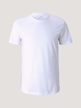 strukturiertes T-Shirt - Männer - White strukturiertes T-Shirt - Männer - White - 7 - TOM TAILOR Denim
