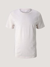 strukturiertes T-Shirt - Männer - fog beige thin yarn dye stripe strukturiertes T-Shirt - Männer - fog beige thin yarn dye stripe - 7 - TOM TAILOR Denim