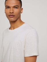 strukturiertes T-Shirt - Männer - fog beige thin yarn dye stripe strukturiertes T-Shirt - Männer - fog beige thin yarn dye stripe - 9 - TOM TAILOR Denim
