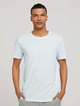 strukturiertes T-Shirt - Männer - mint white yd thin stripe strukturiertes T-Shirt - Männer - mint white yd thin stripe - 1 - TOM TAILOR Denim