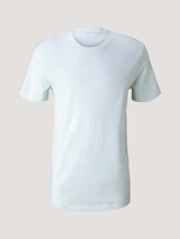 strukturiertes T-Shirt - Männer - mint white yd thin stripe strukturiertes T-Shirt - Männer - mint white yd thin stripe - 7 - TOM TAILOR Denim