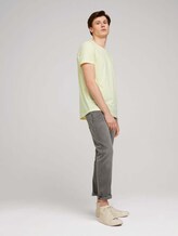 strukturiertes T-Shirt - Männer - cream yellow white thin stripe strukturiertes T-Shirt - Männer - cream yellow white thin stripe - 3 - TOM TAILOR Denim