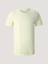strukturiertes T-Shirt - Männer - cream yellow white thin stripe strukturiertes T-Shirt - Männer - cream yellow white thin stripe - 7 - TOM TAILOR Denim