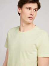 strukturiertes T-Shirt - Männer - cream yellow white thin stripe strukturiertes T-Shirt - Männer - cream yellow white thin stripe - 9 - TOM TAILOR Denim
