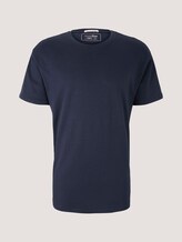 T-Shirt aus Leinenmix - Männer - Sky Captain Blue T-Shirt aus Leinenmix - Männer - Sky Captain Blue - 7 - TOM TAILOR Denim