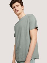 T-Shirt aus Leinenmix - Männer - Greyish Shadow Olive T-Shirt aus Leinenmix - Männer - Greyish Shadow Olive - 9 - TOM TAILOR Denim