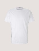 T-Shirt aus Leinenmix - Männer - White T-Shirt aus Leinenmix - Männer - White - 7 - TOM TAILOR Denim