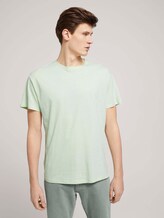 T-Shirt aus Leinenmix - Männer - smooth green T-Shirt aus Leinenmix - Männer - smooth green - 1 - TOM TAILOR Denim