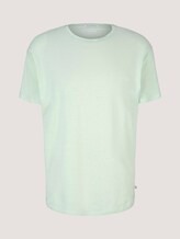 T-Shirt aus Leinenmix - Männer - smooth green T-Shirt aus Leinenmix - Männer - smooth green - 7 - TOM TAILOR Denim